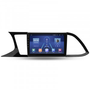 Штатная магнитола Lesko для SEAT Leon III Рестайлинг 2016-2020 экран 9" 2/32Gb 4G Wi-Fi GPS Top