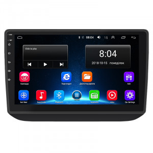 Штатная магнитола Lesko для Skoda Fabia II Рестайлинг 2010-2014 экран 10" 2/32Gb Wi-Fi GPS Base