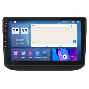 Штатная магнитола Lesko для Skoda Fabia II Рестайлинг 2010-2014 экран 10" 2/32Gb CarPlay 4G Wi-Fi GPS Prime