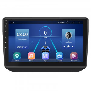 Штатная магнитола Lesko для Skoda Fabia II Рестайлинг 2010-2014 экран 10" 6/128Gb 4G Wi-Fi GPS Top