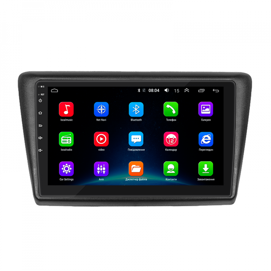 Штатная магнитола Lesko для Skoda Rapid II 2020-н.в. экран 9" 2/32Gb Wi-Fi GPS Base