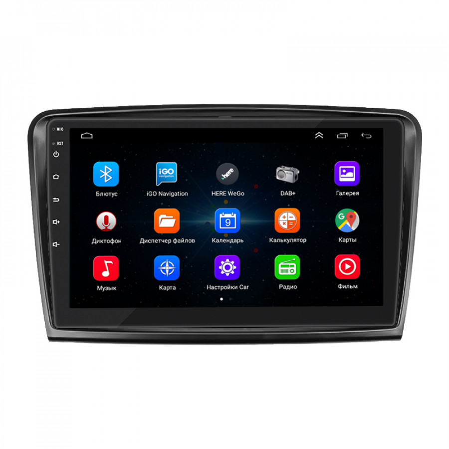 Штатная магнитола Lesko для Skoda Superb II 2008-2013 экран 10" 1/16Gb Wi-Fi GPS Base