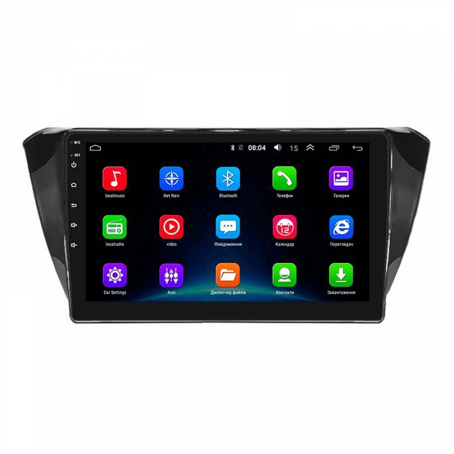 Штатная магнитола Lesko для Skoda Superb III Рестайлинг 2019-н.в. экран 10" 2/32Gb 4G Wi-Fi GPS Top