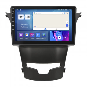 Штатная магнитола Lesko для SsangYong Korando III Рестайлинг 2013-2017 экран 9" 4/64Gb CarPlay 4G Wi-Fi GPS Prime