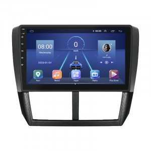 Штатная магнитола Lesko для Subaru Forester III 2007-2011 экран 9" 2/32Gb 4G Wi-Fi GPS Top
