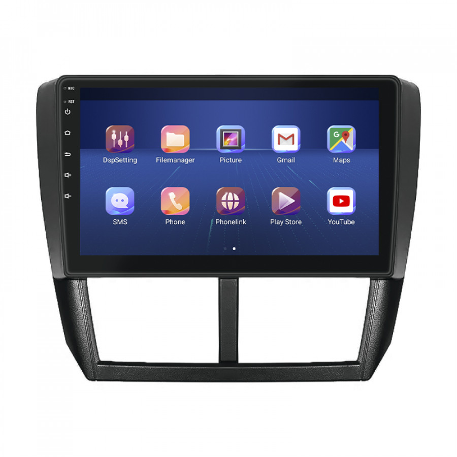 Штатная магнитола Lesko для Subaru Forester III 2007-2011 экран 9" 2/32Gb 4G Wi-Fi GPS Top