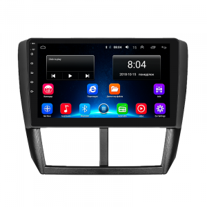 Штатная магнитола Lesko для Subaru Forester III 2007-2011 экран 9" 4/64Gb 4G Wi-Fi GPS Top