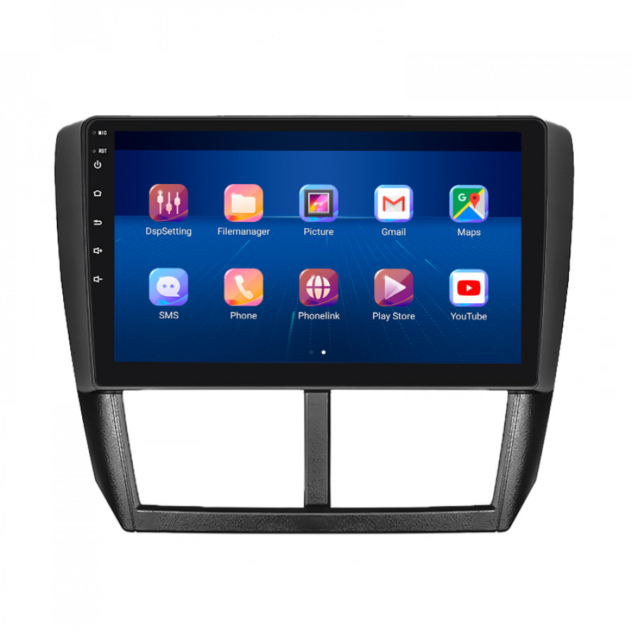 Штатная магнитола Lesko для Subaru Forester III 2007-2011 экран 9" 6/128Gb 4G Wi-Fi GPS Top