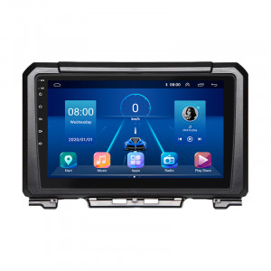 Штатная магнитола Lesko для Suzuki Jimny III Рестайлинг 2 2012-2019 экран 9" 6/128Gb 4G Wi-Fi GPS Top
