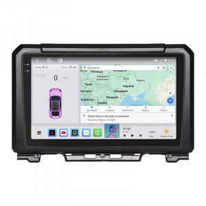Штатная магнитола Lesko для Suzuki Jimny IV 2018-н.в. экран 9" 4/64 QLED CarPlay 4G Wi-Fi GPS 360 Prime