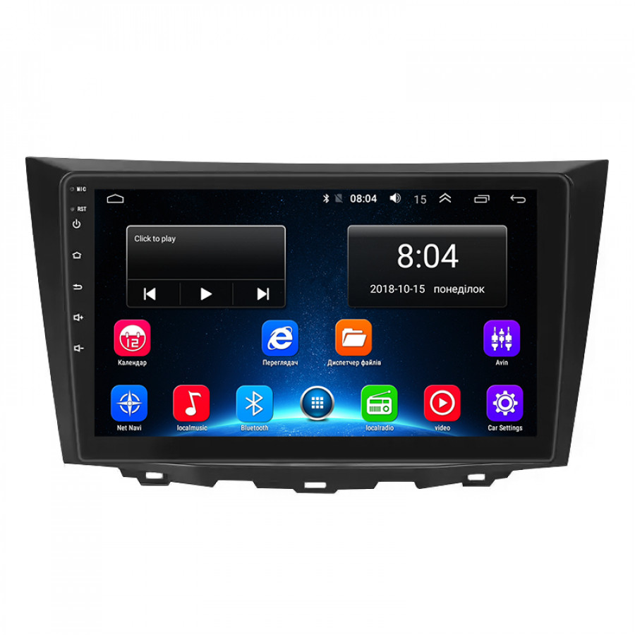 Штатная магнитола Lesko для Suzuki Kizashi  2009-2014 экран 9" 2/32Gb Wi-Fi GPS Base