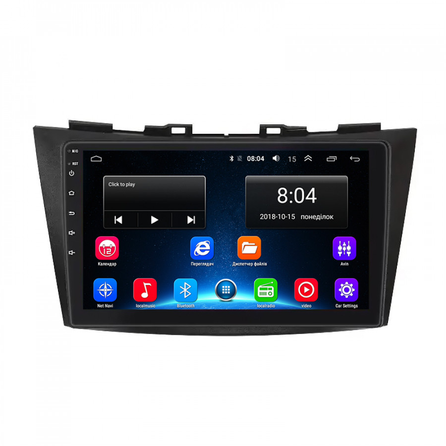 Штатная магнитола Lesko для Suzuki Swift IV 2011-2013 экран 9" 2/32Gb Wi-Fi GPS Base