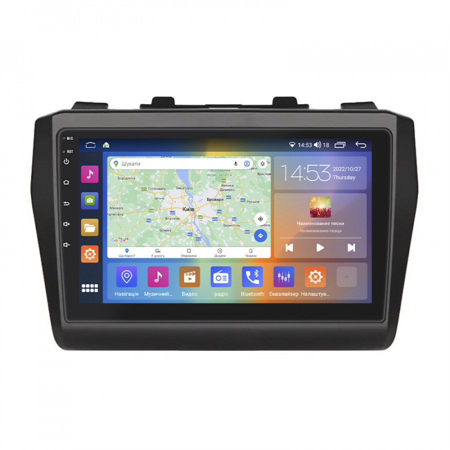 Штатная магнитола Lesko для Suzuki Swift V 2016-н.в. экран 10" 4/64Gb CarPlay 4G Wi-Fi GPS Prime