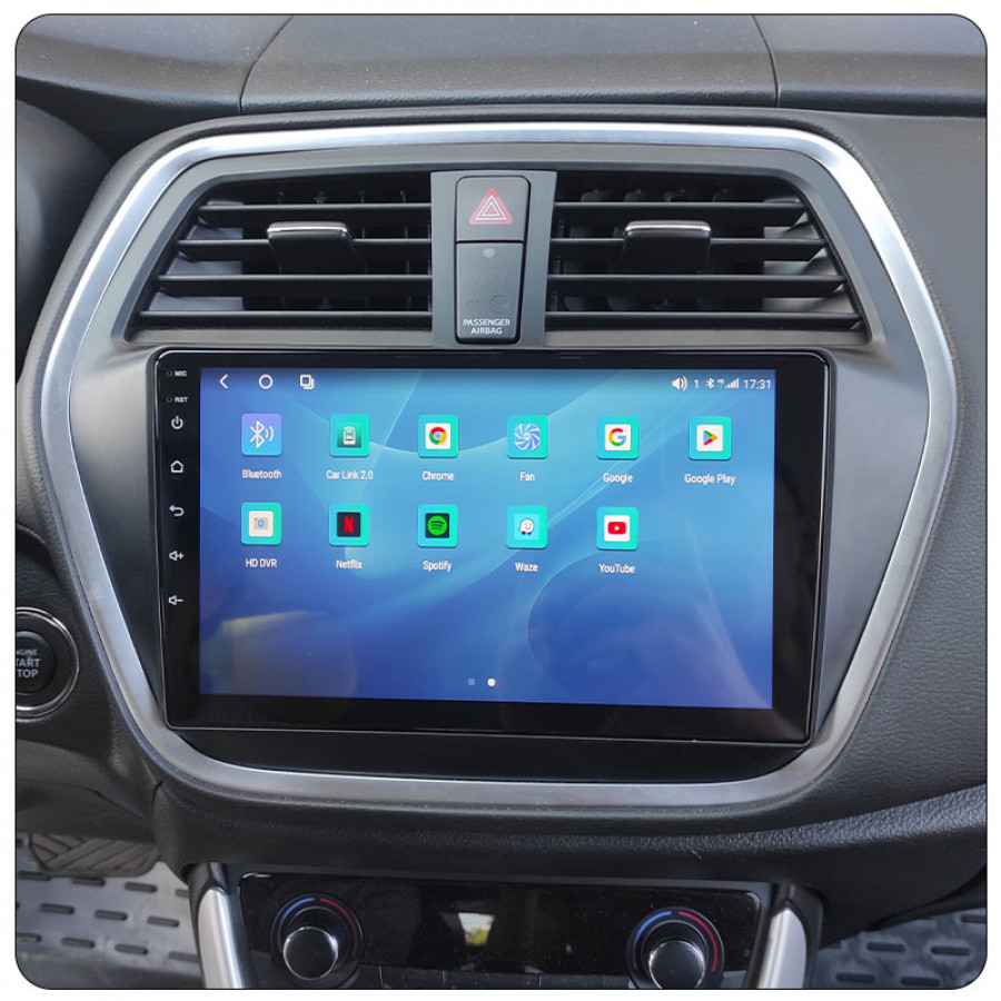Штатная магнитола Lesko для Suzuki SX4 II (S-Cross) 2013-2016 экран 9" 2/32Gb 4G Wi-Fi GPS Top