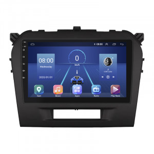 Штатная магнитола Lesko для Suzuki Vitara II Рестайлинг 2018-н.в. экран 9" 2/32Gb 4G Wi-Fi GPS Top