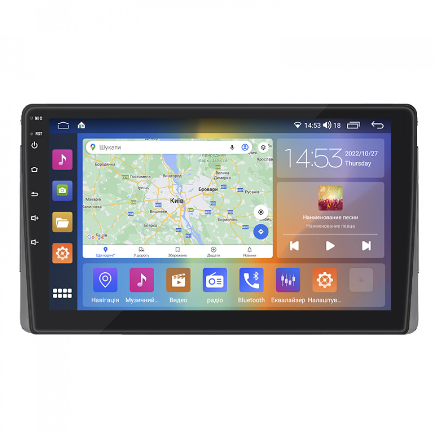 Штатная магнитола Lesko для Toyota 4Runner IV 2002-2005 экран 9" 2/32Gb CarPlay 4G Wi-Fi GPS Prime