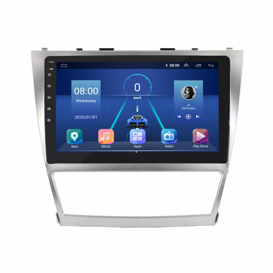 Штатная магнитола Lesko для Toyota Aurion I 2006-2012 экран 10" 2/32Gb 4G Wi-Fi GPS Top