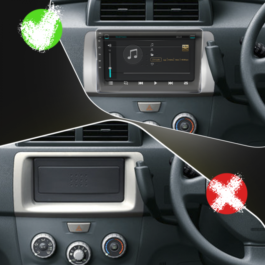 Штатная магнитола Lesko для Toyota bB II Рестайлинг 2008-2016 экран 9" 2/32Gb Wi-Fi GPS Base