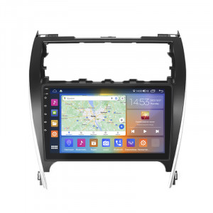Штатная магнитола Lesko для Toyota Camry (USA) VII (XV50) 2011-2015 экран 10" 4/64Gb CarPlay 4G Wi-Fi GPS Prime