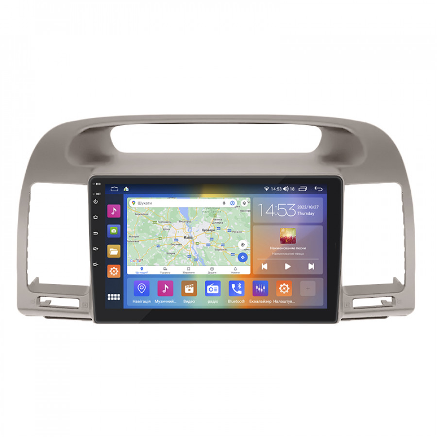 Штатная магнитола Lesko для Toyota Camry V (XV30) Рестайлинг 2004-2006 экран 9" 4/64Gb CarPlay 4G Wi-Fi GPS Prime