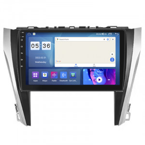 Штатная магнитола Lesko для Toyota Camry VII (XV50) Рестайлинг 2014-2017 экран 10" 4/64Gb CarPlay 4G Wi-Fi GPS Prime