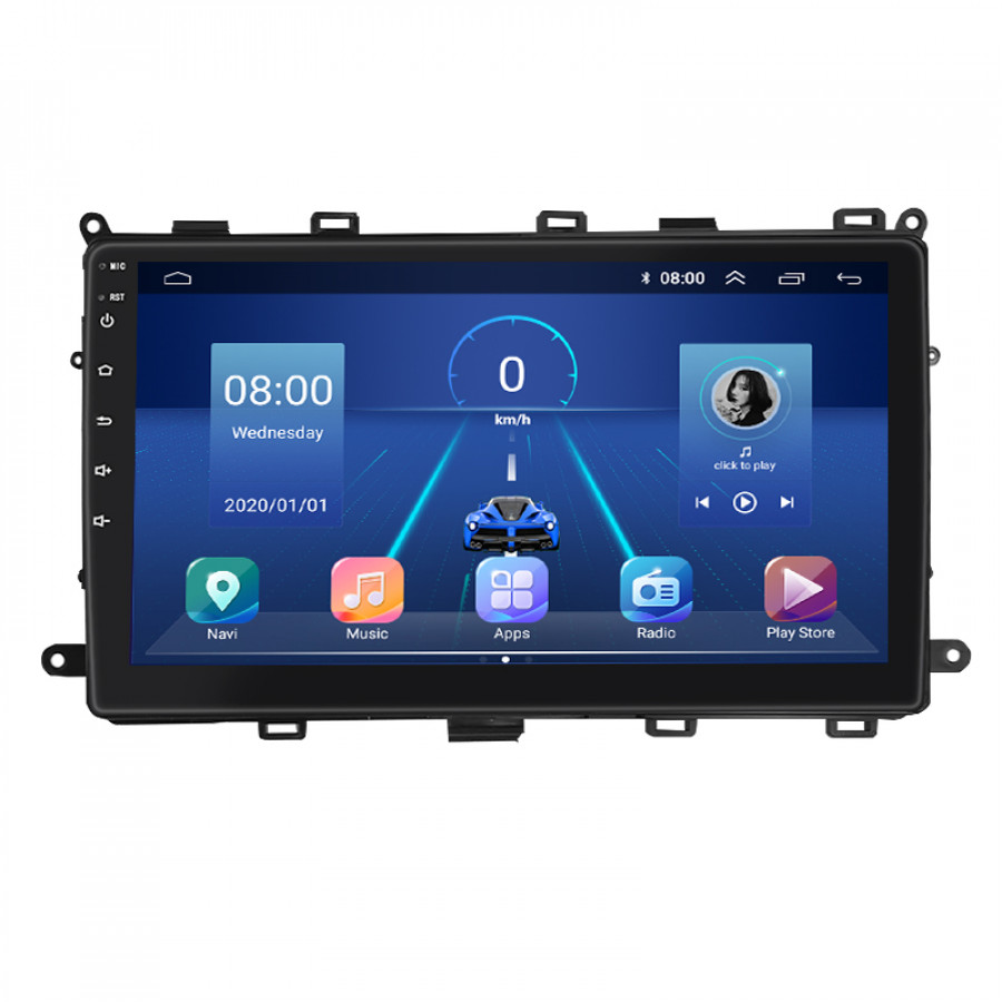 Штатная магнитола Lesko для Toyota Corolla XI (E160, E170) ver 2 2017-2019 экран 9" 4/64Gb 4G Wi-Fi GPS Top