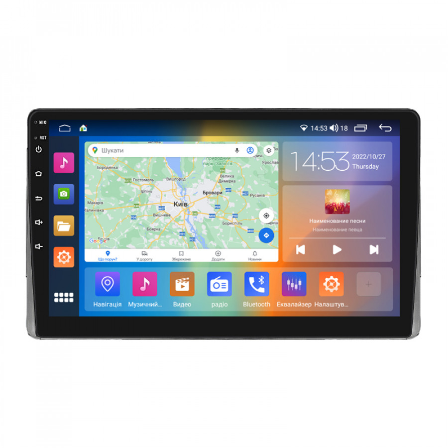Штатная магнитола Lesko для Toyota Estima III 2006-2008 экран 9" 2/32Gb CarPlay 4G Wi-Fi GPS Prime