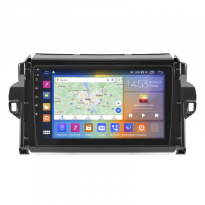 Штатная магнитола Lesko для Toyota Fortuner II 2015-2020 экран 9" 2/32Gb CarPlay 4G Wi-Fi GPS Prime