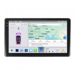 Штатная магнитола Lesko для Toyota Highlander I (U20) 2001-2003 экран 9" 4/64 QLED CarPlay 4G Wi-Fi GPS 360 Prime