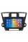 Штатная магнитола Lesko для Toyota Highlander II (U40) 2007-2010 экран 10" 2/32Gb CarPlay 4G Wi-Fi GPS Prime