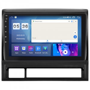 Штатная магнитола Lesko для Toyota Hilux VII 2004-2011 экран 9" 2/32Gb CarPlay 4G Wi-Fi GPS Prime