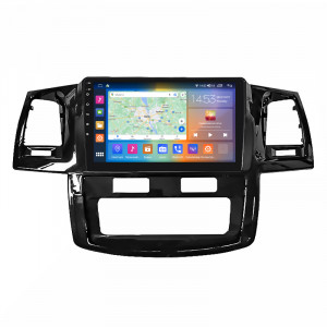 Штатная магнитола Lesko для Toyota Hilux VII Рестайлинг 2011-2015 экран 9" 2/32Gb CarPlay 4G Wi-Fi GPS Prime