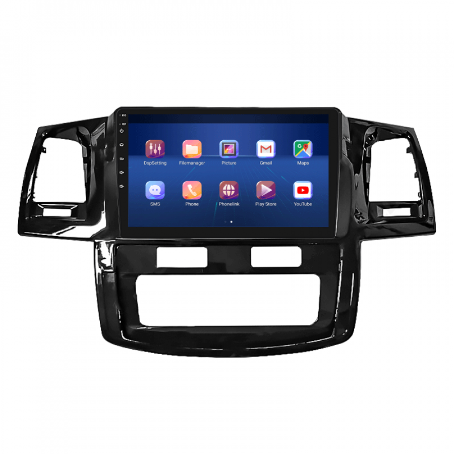 Штатная магнитола Lesko для Toyota Hilux VII Рестайлинг 2011-2015 экран 9" 2/32Gb 4G Wi-Fi GPS Top