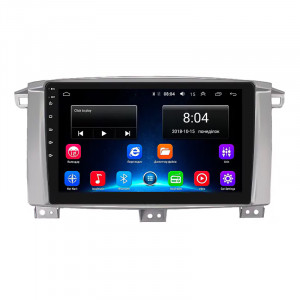 Штатная магнитола Lesko для Toyota Land Cruiser 100 Series Рестайлинг 1 2002-2005 экран 9" 2/32Gb Wi-Fi GPS Base