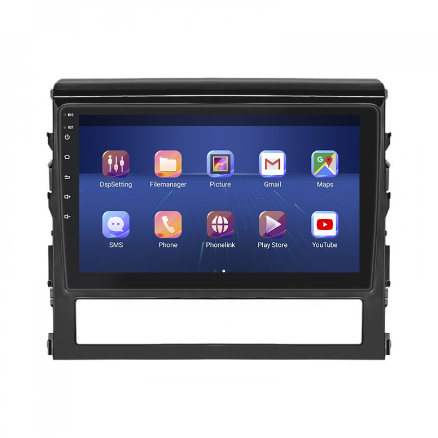 Штатная магнитола Lesko для Toyota Land Cruiser 200 Series Рестайлинг 2 2015-2021 экран 9" 2/32Gb 4G Wi-Fi GPS Top