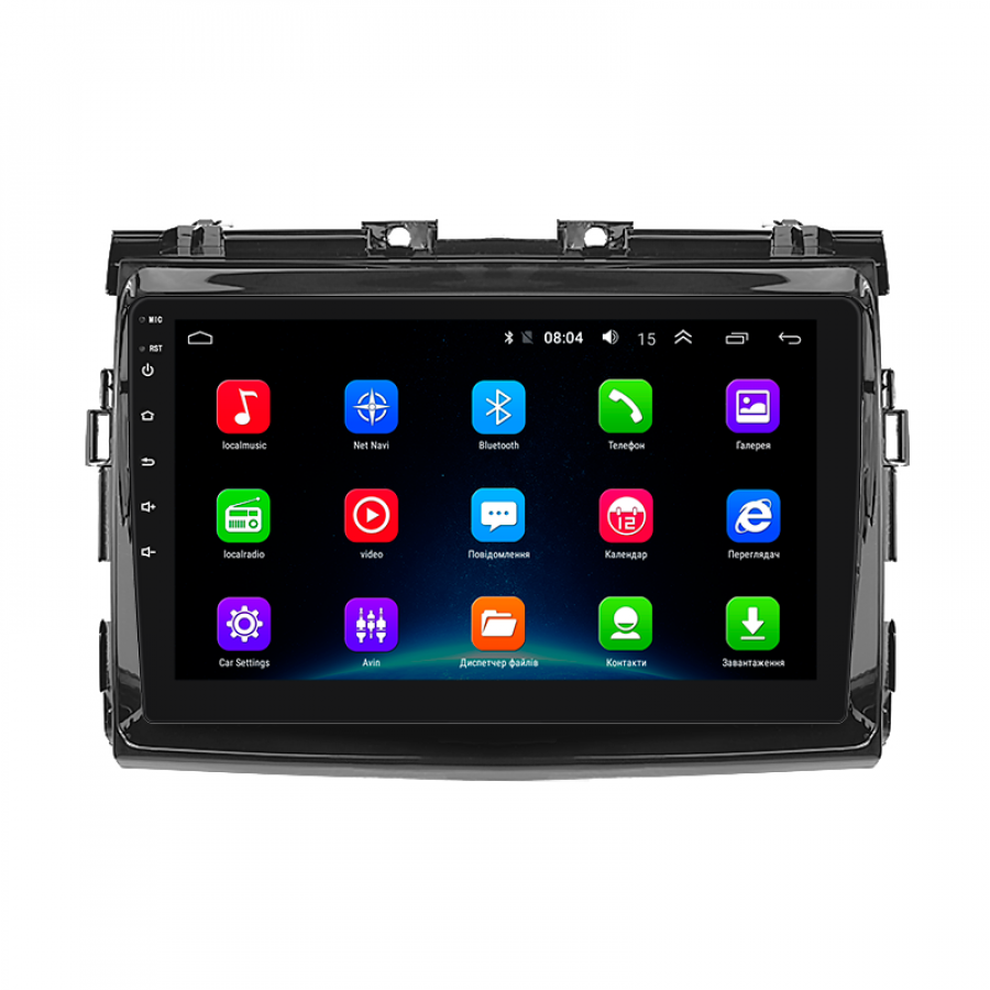 Штатная магнитола Lesko для Toyota Previa III (XR50) 2006-2019 экран 9" 2/32Gb Wi-Fi GPS Base