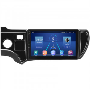 Штатная магнитола Lesko для Toyota Prius c I 2011-2015 экран 9" 2/32Gb 4G Wi-Fi GPS Top