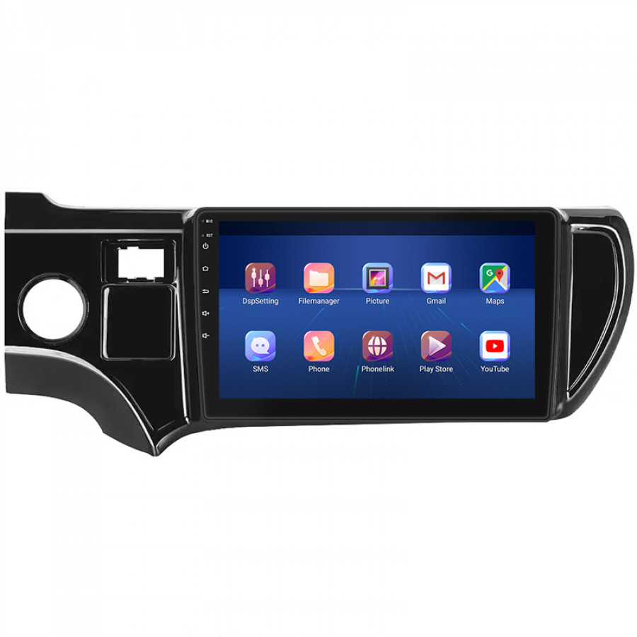 Штатная магнитола Lesko для Toyota Prius c I 2011-2015 экран 9" 2/32Gb 4G Wi-Fi GPS Top