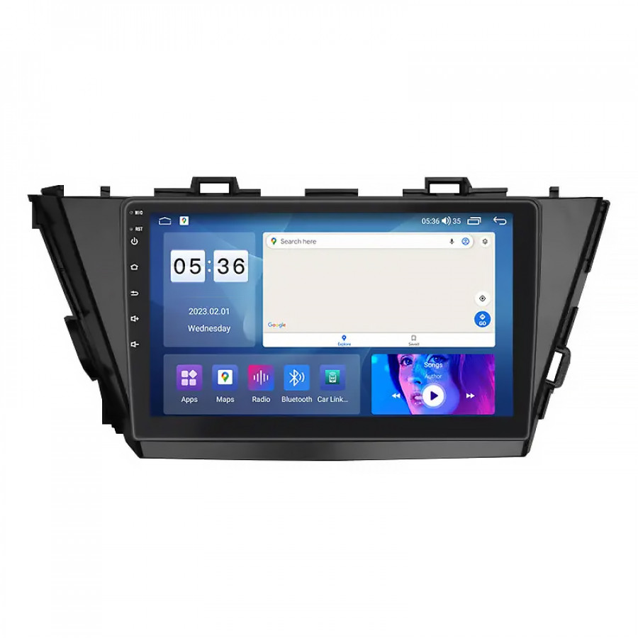 Штатная магнитола Lesko для Toyota Prius I (ZVW40/41) left wheel 2012-2017 экран 9" 4/64Gb CarPlay 4G Wi-Fi GPS Prime