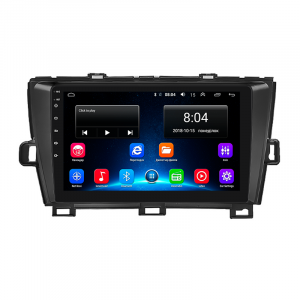 Штатная магнитола Lesko для Toyota Prius III (XW30) 2009-2011 экран 9" 2/32Gb Wi-Fi GPS Base
