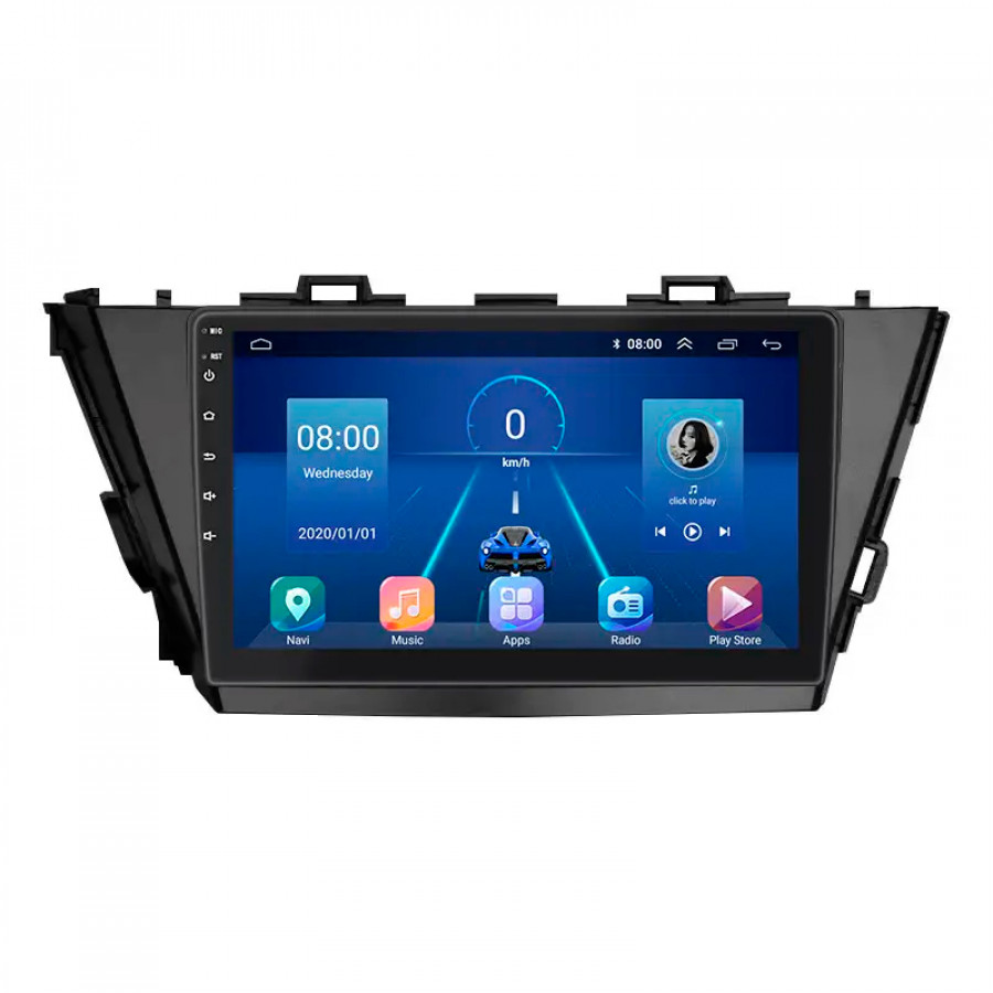 Штатная магнитола Lesko для Toyota Prius v (+) I (ZVW40/41) 2011-2014 экран 9" 6/128Gb 4G Wi-Fi GPS Top
