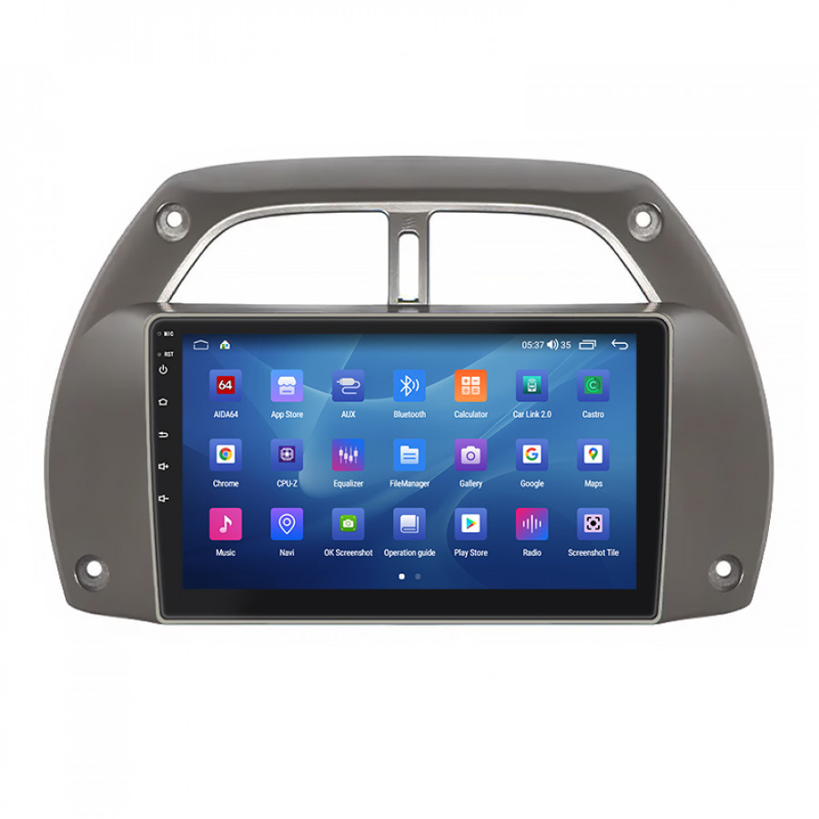 Штатная магнитола Lesko для Toyota RAV4 II (XA20) 2000-2003 экран 9" 2/32Gb CarPlay 4G Wi-Fi GPS Prime
