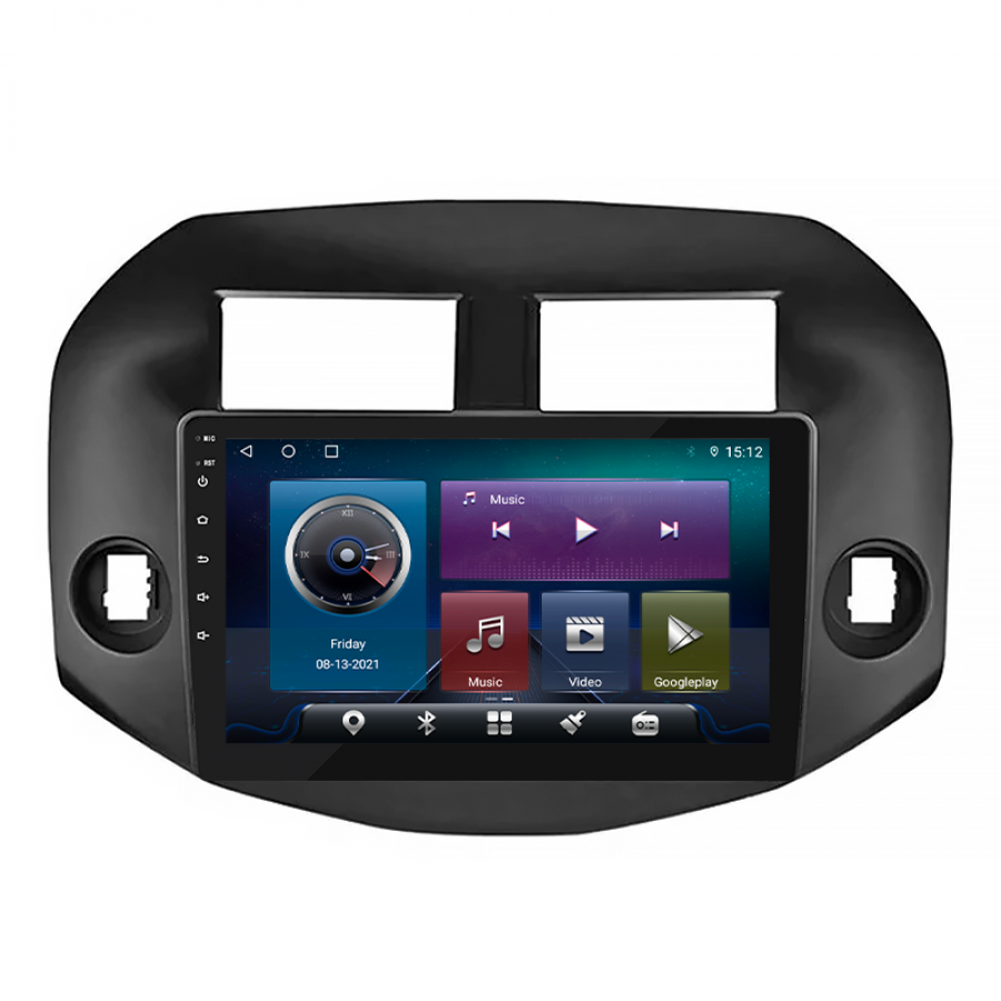 Штатная магнитола Lesko для Toyota RAV4 III (XA30) 2005-2010 экран 10" 4/64Gb 4G Wi-Fi GPS Top