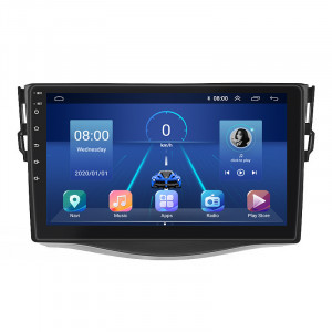 Штатная магнитола Lesko для Toyota RAV4 III (XA30) 2006-2012 экран 9" 4/64Gb 4G Wi-Fi GPS Top