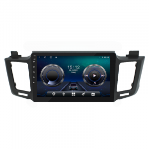 Штатная магнитола Lesko для Toyota RAV4 IV (CA40) 2012-2015 экран 10" 4/32Gb 4G Wi-Fi GPS Top