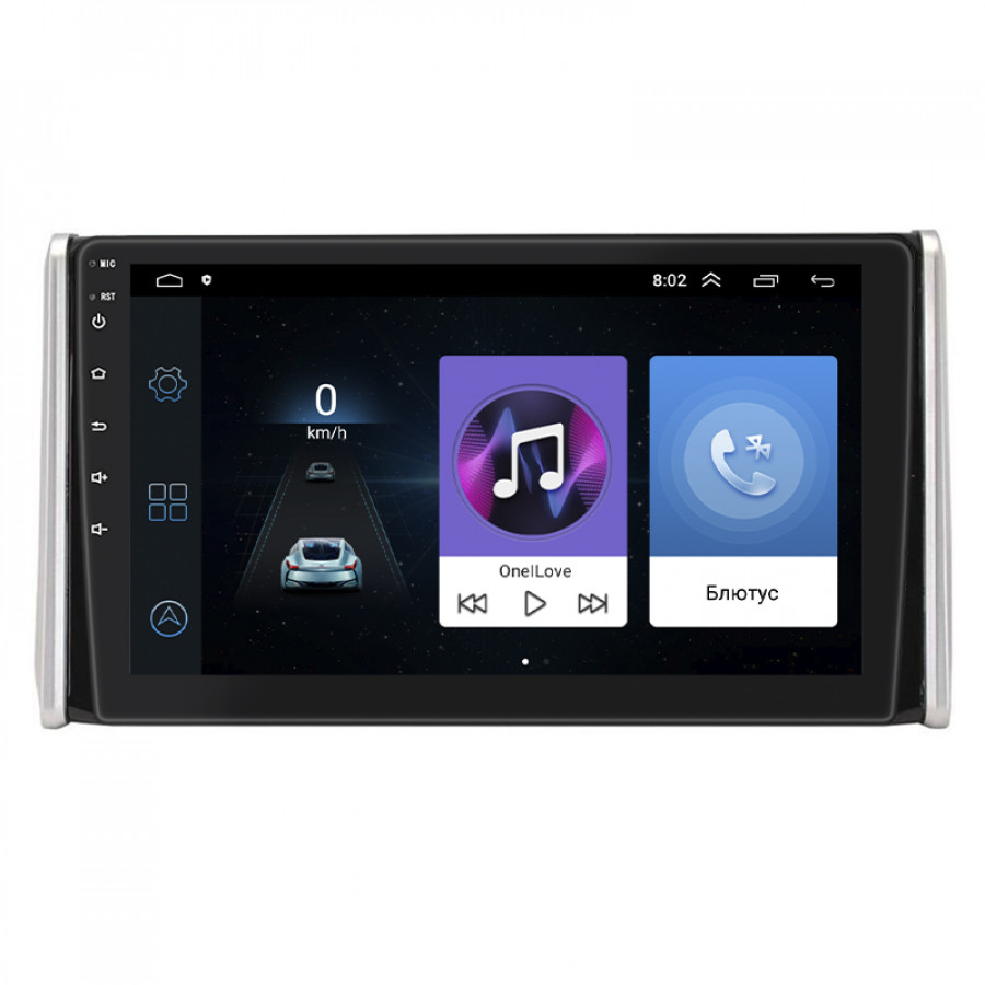 Штатная магнитола Lesko для Toyota RAV4 V (XA50) 2018-н.в. экран 10" 1/16Gb Wi-Fi GPS Base