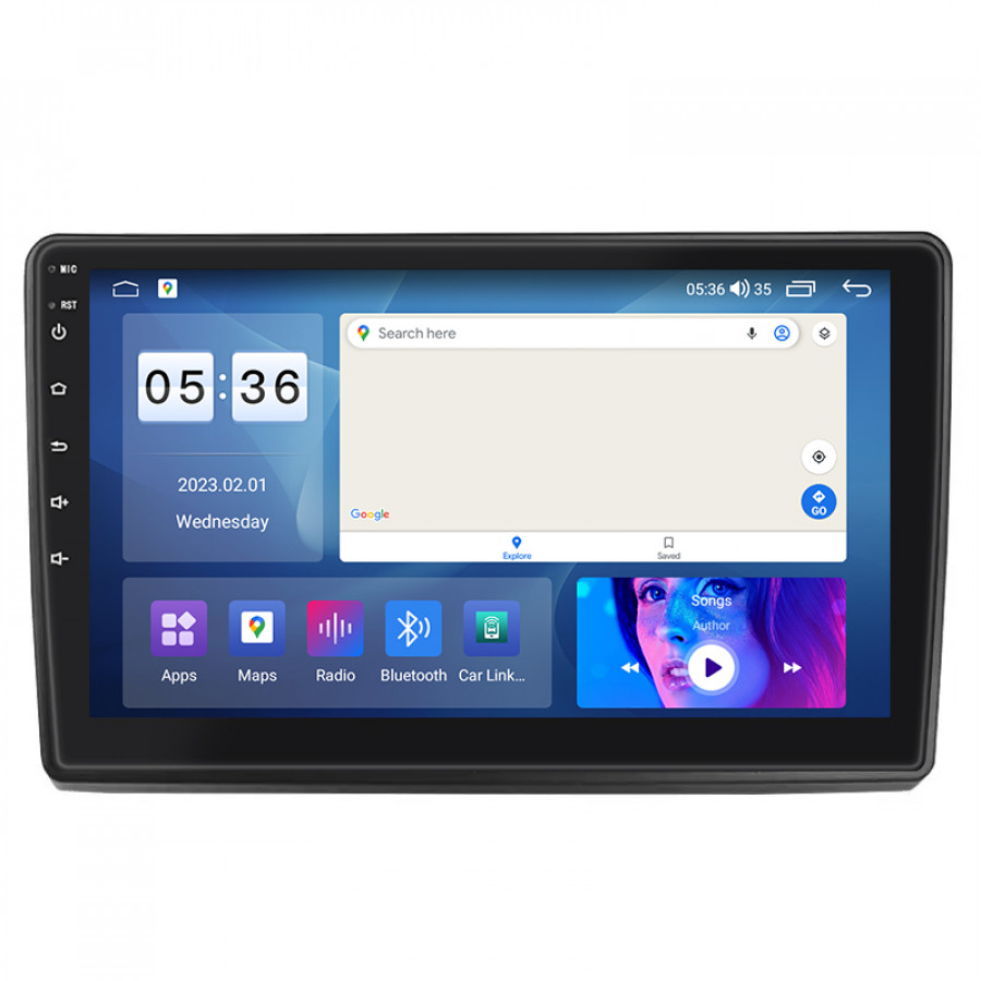 Штатная магнитола Lesko для Toyota Sienna II Рестайлинг 2005-2010 экран 9" 2/32Gb CarPlay 4G Wi-Fi GPS Prime