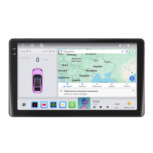 Штатная магнитола Lesko для Toyota Sienna III Рестайлинг 2 2017-2020 экран 9" 4/64 QLED CarPlay 4G Wi-Fi GPS 360 Prime
