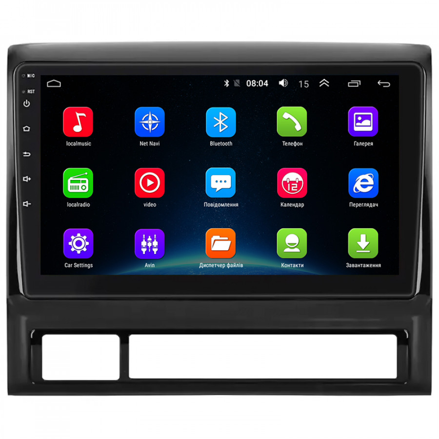 Штатная магнитола Lesko для Toyota Tacoma II Рестайлинг 2011-2015 экран 9" 2/32Gb Wi-Fi GPS Base