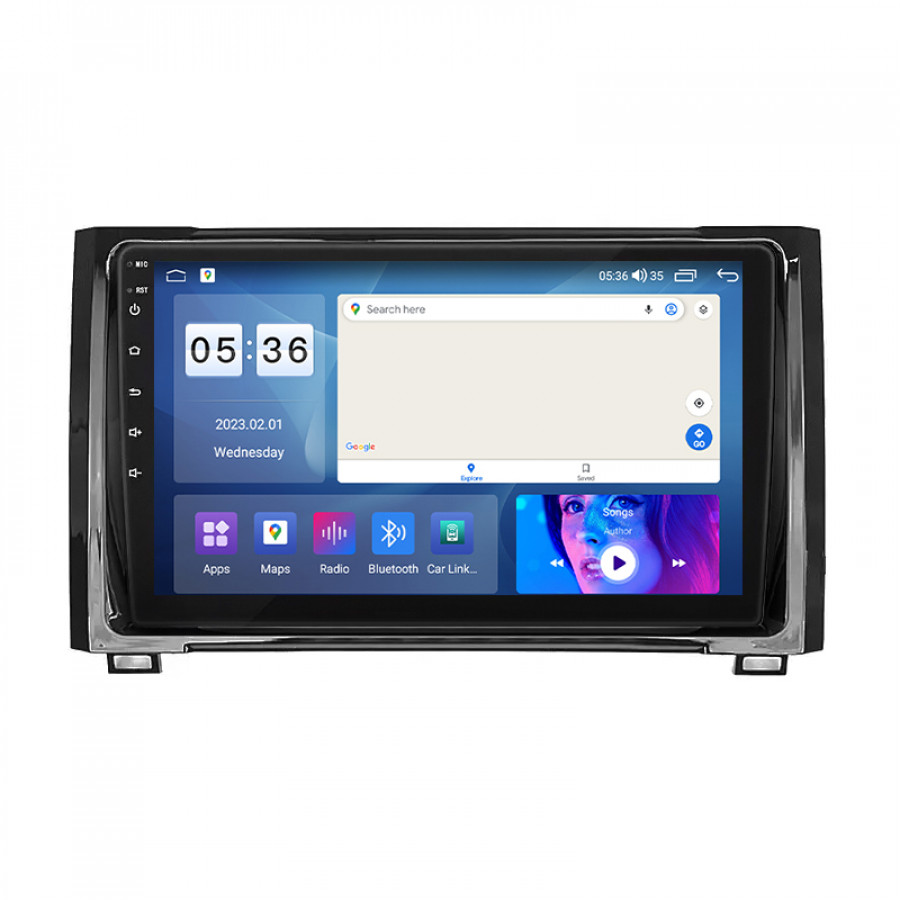 Штатная магнитола Lesko для Toyota Tundra II Рестайлинг 2013-2021 экран 9" 2/32Gb CarPlay 4G Wi-Fi GPS Prime